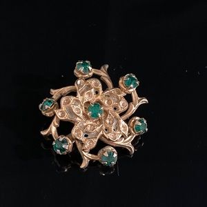 Antique Czech Art Deco Brooch
